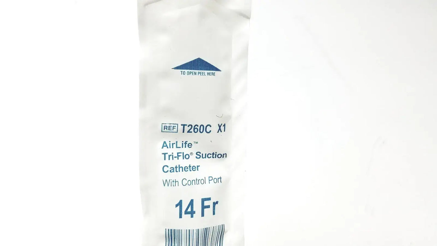 Vyaire AirLife Tri-Flo Suction Catheter 14Fr (T260C X1)