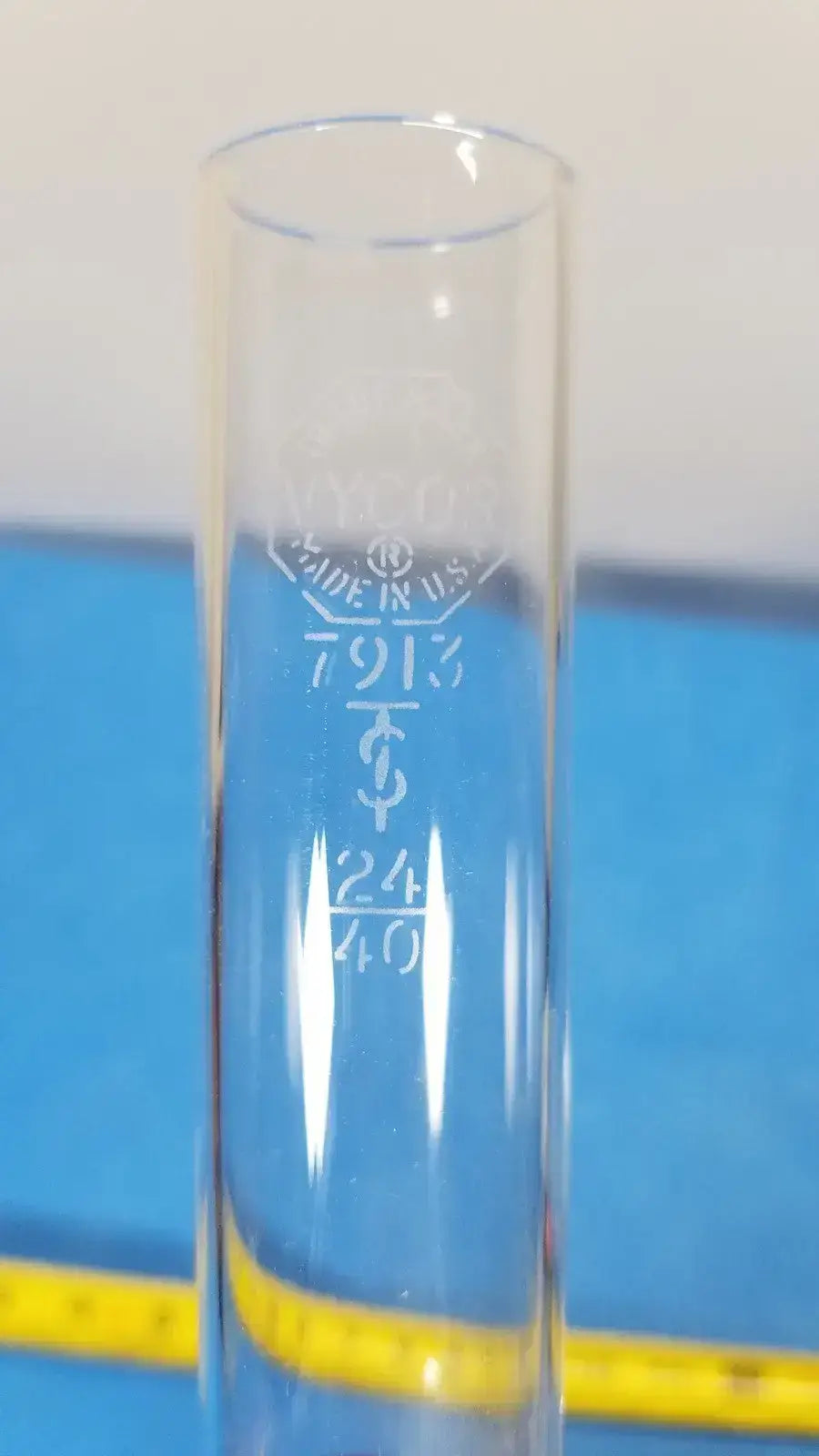 Vycor 24/40 Full Length Outer Ground Glass Joint Lab Glassware Connector