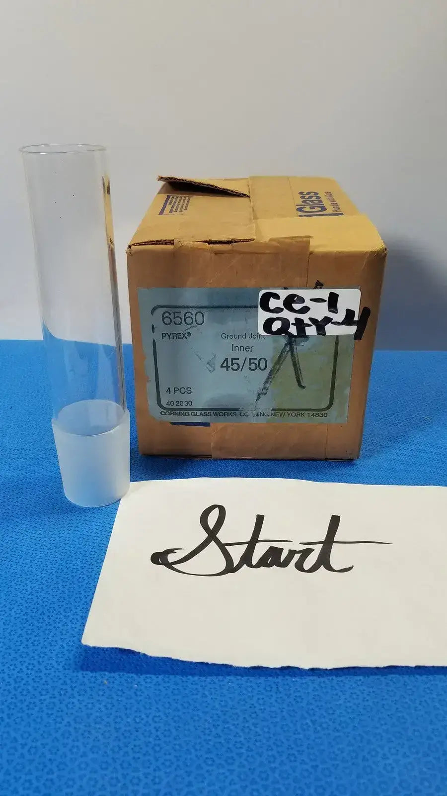 Vycor Corning Laboratory Glassware 50/30 Ground Joint Socket Only Borosil