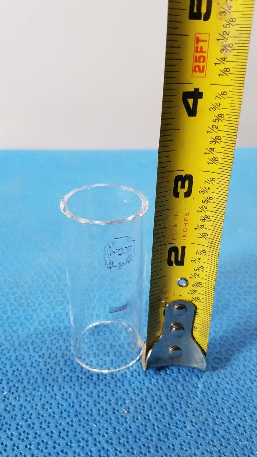VYCOR Size 4 Glass Jacket – High-Temperature Laboratory Sleeve Borosilicate - Equipment Part