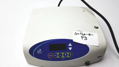 White plastic astra tech si-915 dental handpiece unit with blue and green button panel used medical equipment for sale