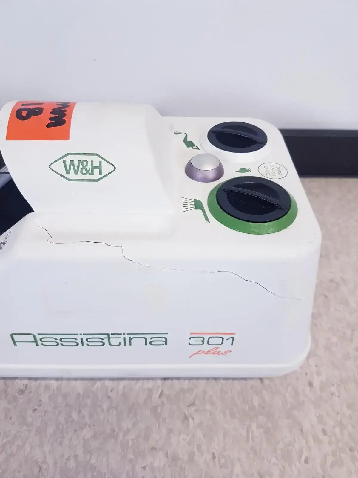 W&H Dentalwerk Assistina 301Plus Cleaning System Untested Broken - Dental Handpiece Maintenance