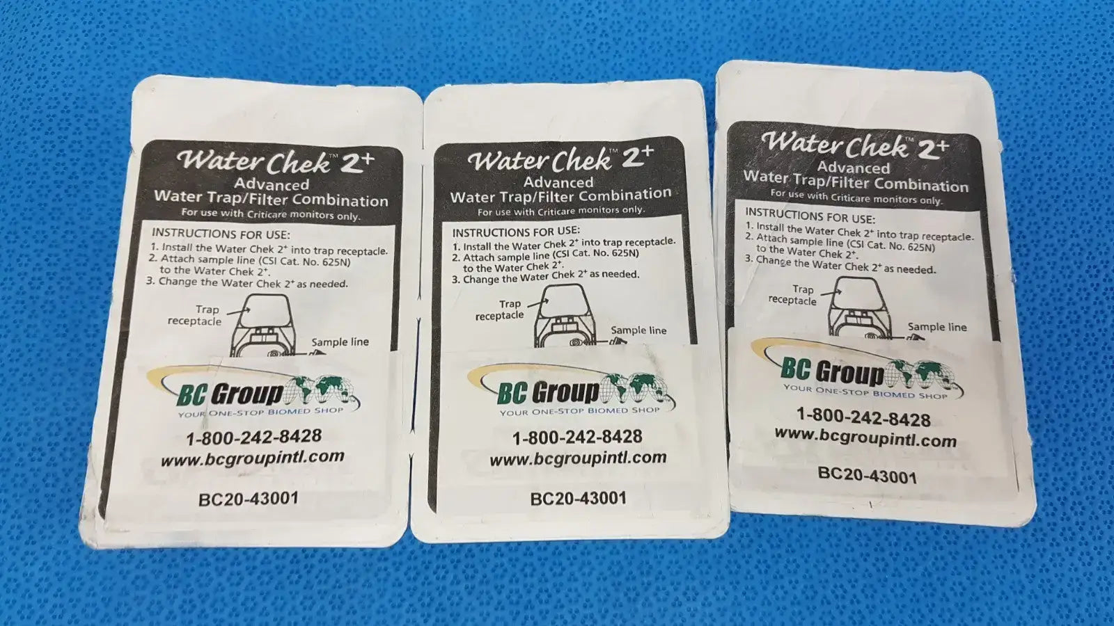 Water Chek 2+ Trap and Filter Combination Unit Lot of 3