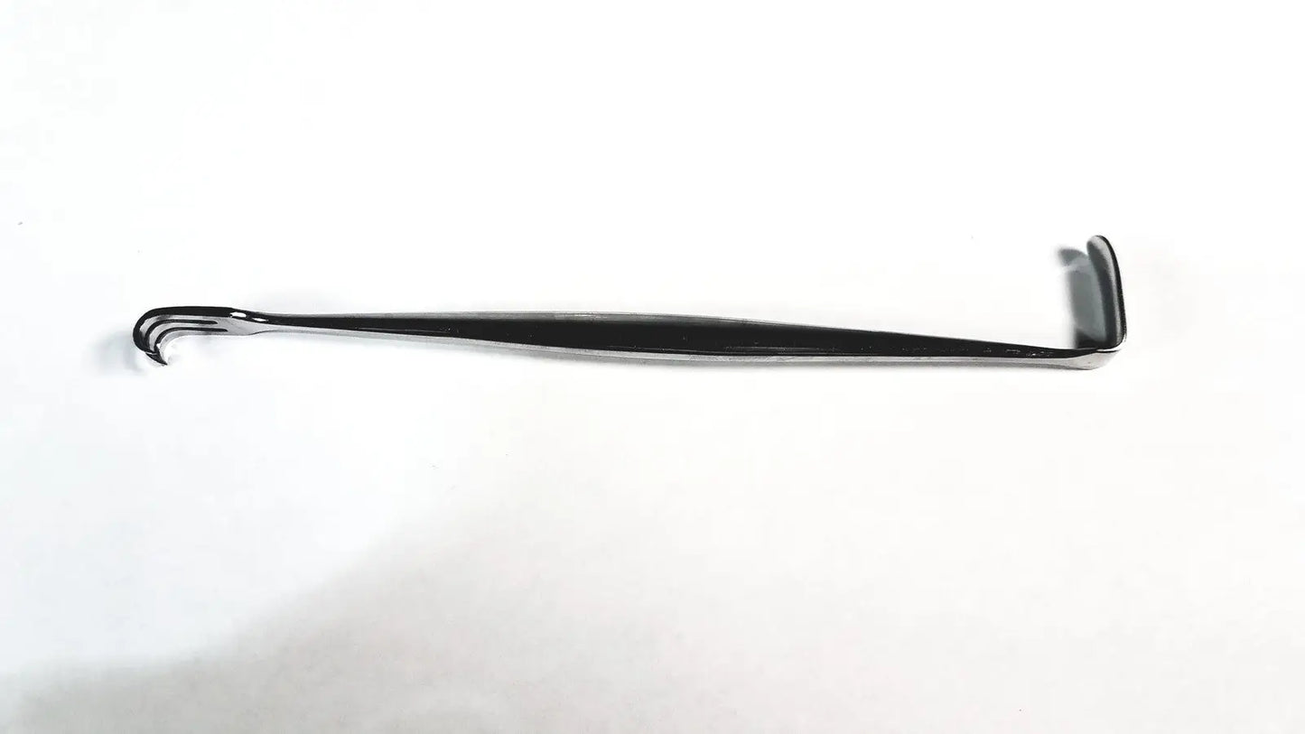 Weck  Miller-Senn Retractor 6¼" Sharp Ends Surgical Stainless