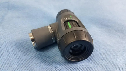 Welch allyn 23810 macrovview 3.5v surecolor led fiber-optic black otoscope with green indicator and textured grip for reuse medical equipment