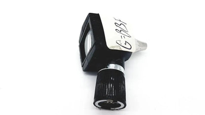 Welch allyn 25020 3.5v black plastic otoscope ophthalmoscope head with silver metallic tip and textured grip