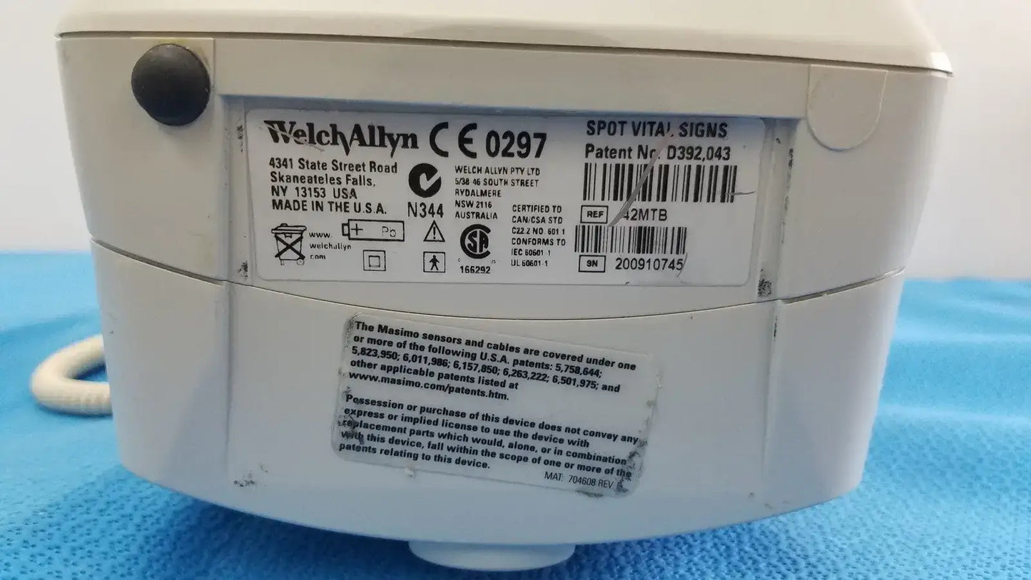 Welch Allyn 42MTB Spot Vital Signs Monitor