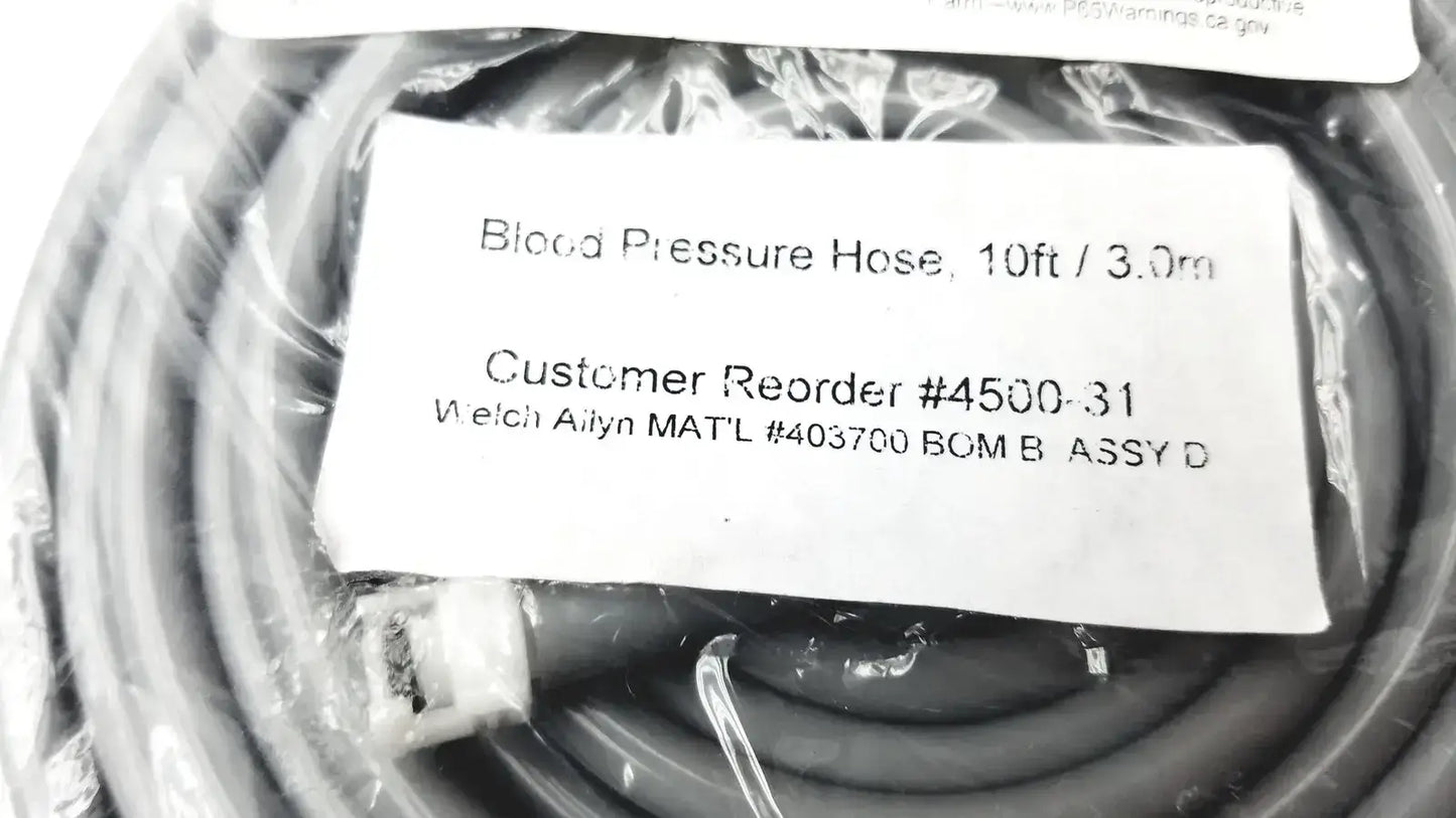 Welch Allyn 4500-31 Blood Pressure Hose 10FT