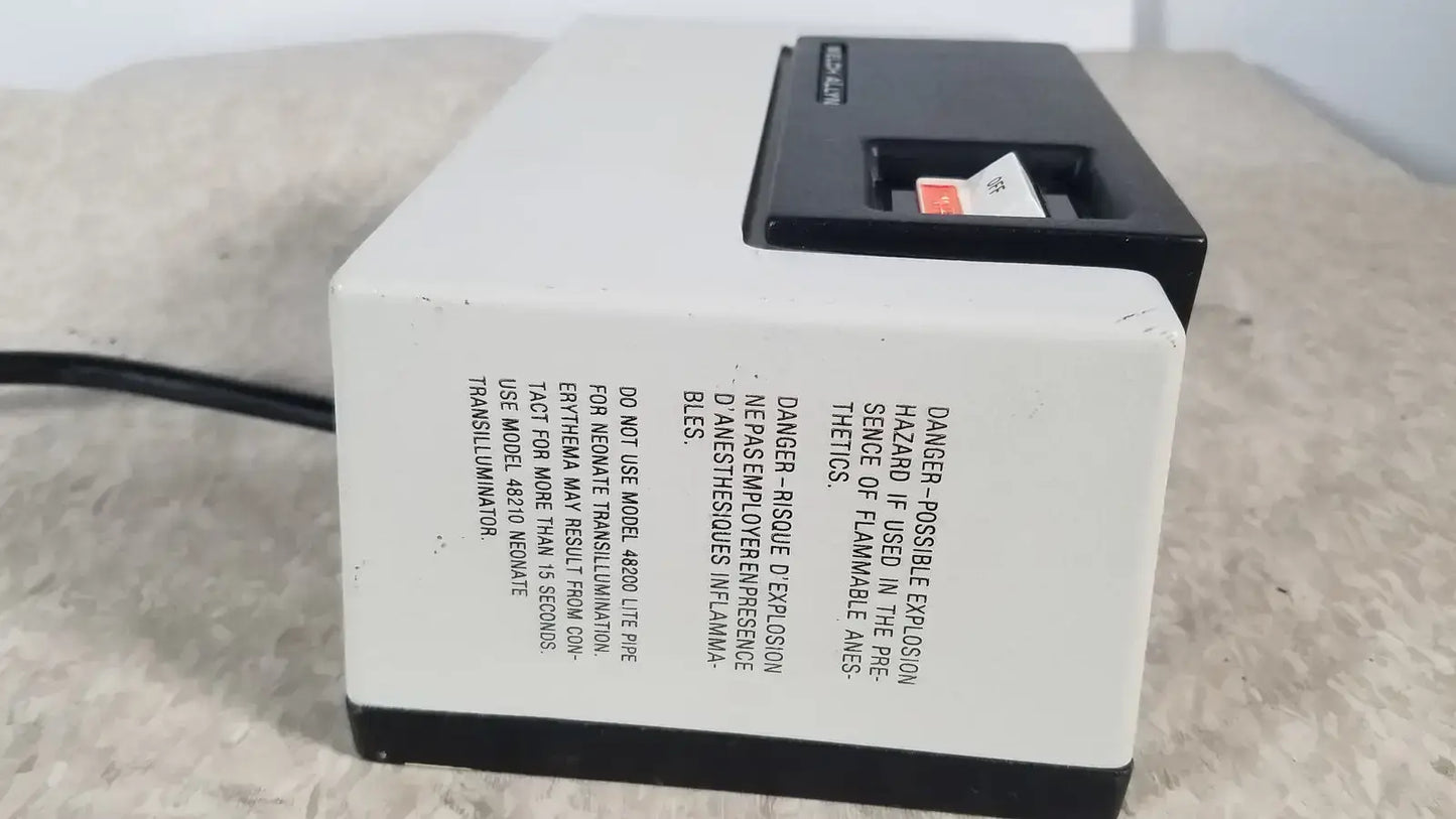 Welch Allyn 48300 Lite Box Input.34A/120V 60HZ - Light Source