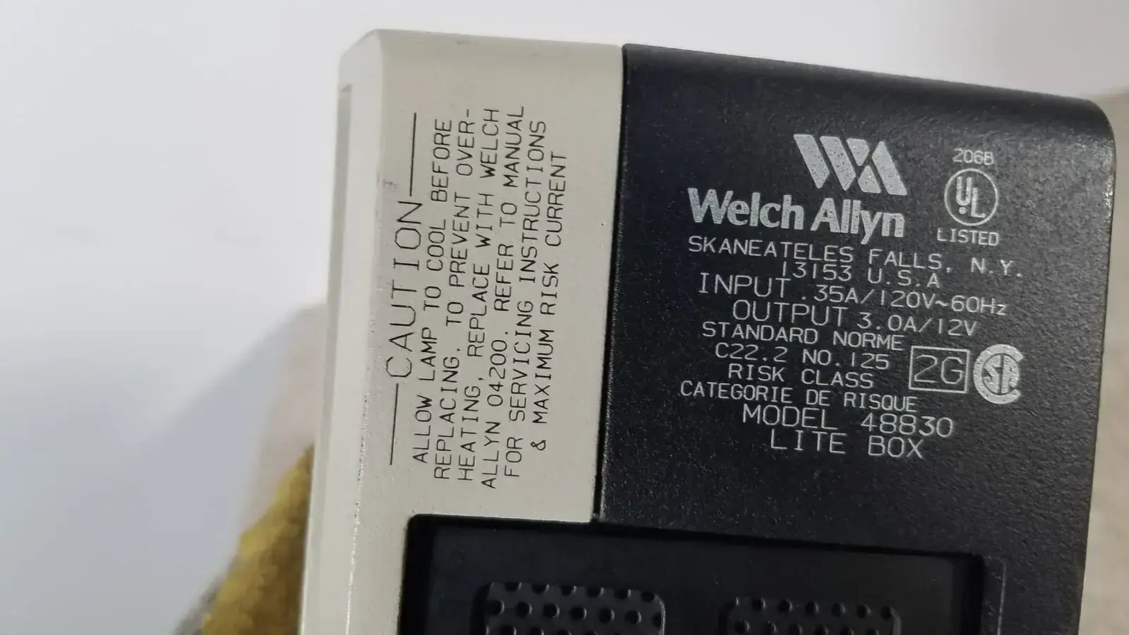 Welch Allyn 48830 Lite Box for 48210 Neonate Pipe Exam Light - Source