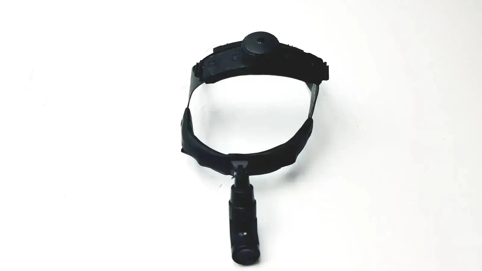 Black welch allyn surgical headlight assy with adjustable arm and ergonomic grip for precise surgical lighting