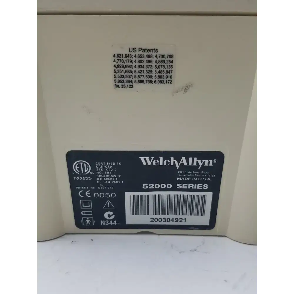 Welch Allyn 52000 Series Vital Signs Monitor