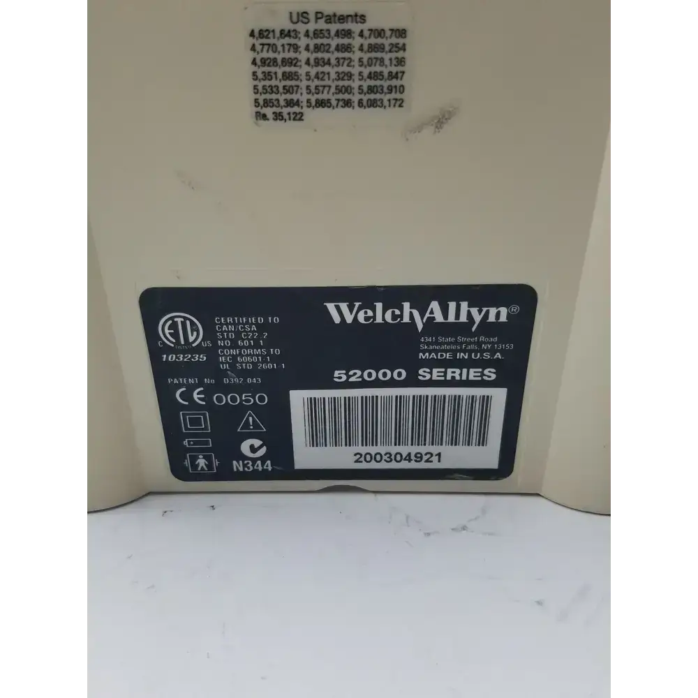 Welch Allyn 52000 Series Vital Signs Monitor