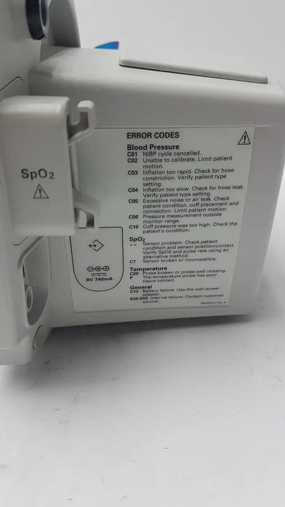 Welch Allyn 53000 Series Vital Signs Monitor 007-0434-00