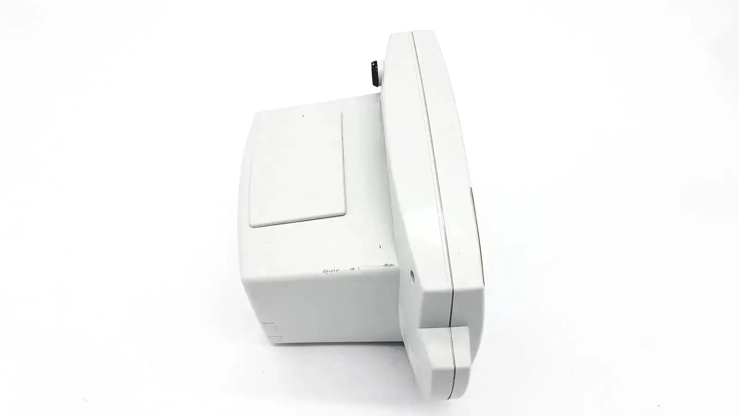White plastic vital signs monitor with sleek modern design and smooth curves welch allyn 53000 series untested