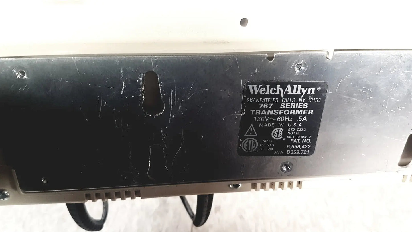 Welch Allyn 767 Series Transformer With Heads - Diagnostic Wall