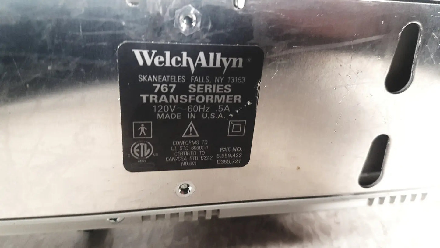 Welch Allyn 767 Series Transformer Without Heads - Diagnostic Wall