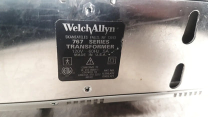 Welch Allyn 767 Series Transformer Without Heads - Diagnostic Wall