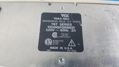 Welch Allyn 767 Series Wall Transformer/No Heads - Transformer