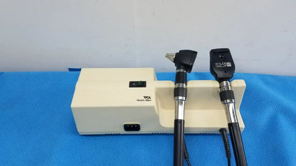 Welch Allyn 767 Series Wall Transformer with 11720 Ophthalmoscope & Otoscope