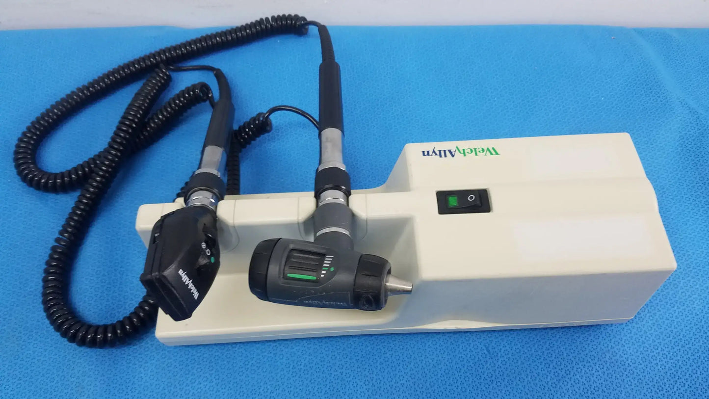 Welch Allyn 767 Series Wall Transformer With Otoscope & Ophthalmoscope Heads - Diagnostic System