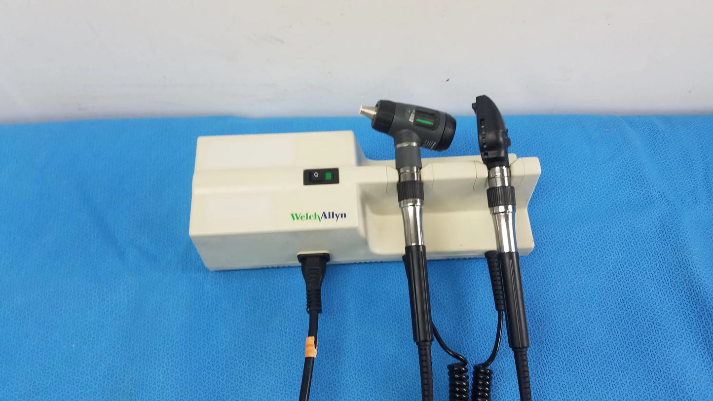 Welch Allyn 767 Series Wall Transformer With Otoscope & Ophthalmoscope Heads - Diagnostic System