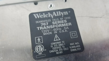 Welch Allyn 767 Series Wall Transformer With Otoscope & Ophthalmoscope Heads - Diagnostic System