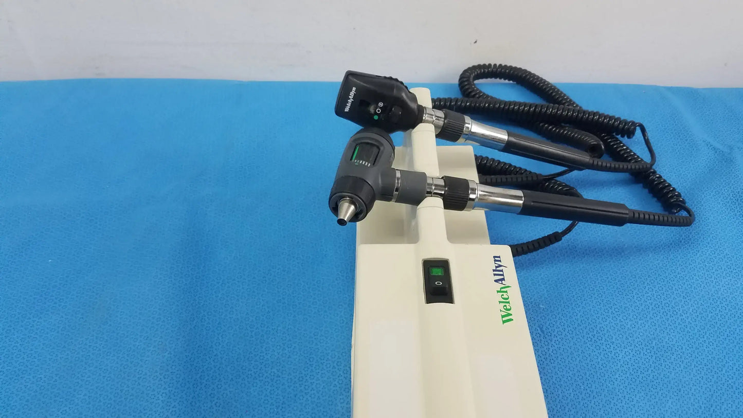 Welch Allyn 767 Series Wall Transformer With Otoscope & Ophthalmoscope Heads - Diagnostic System