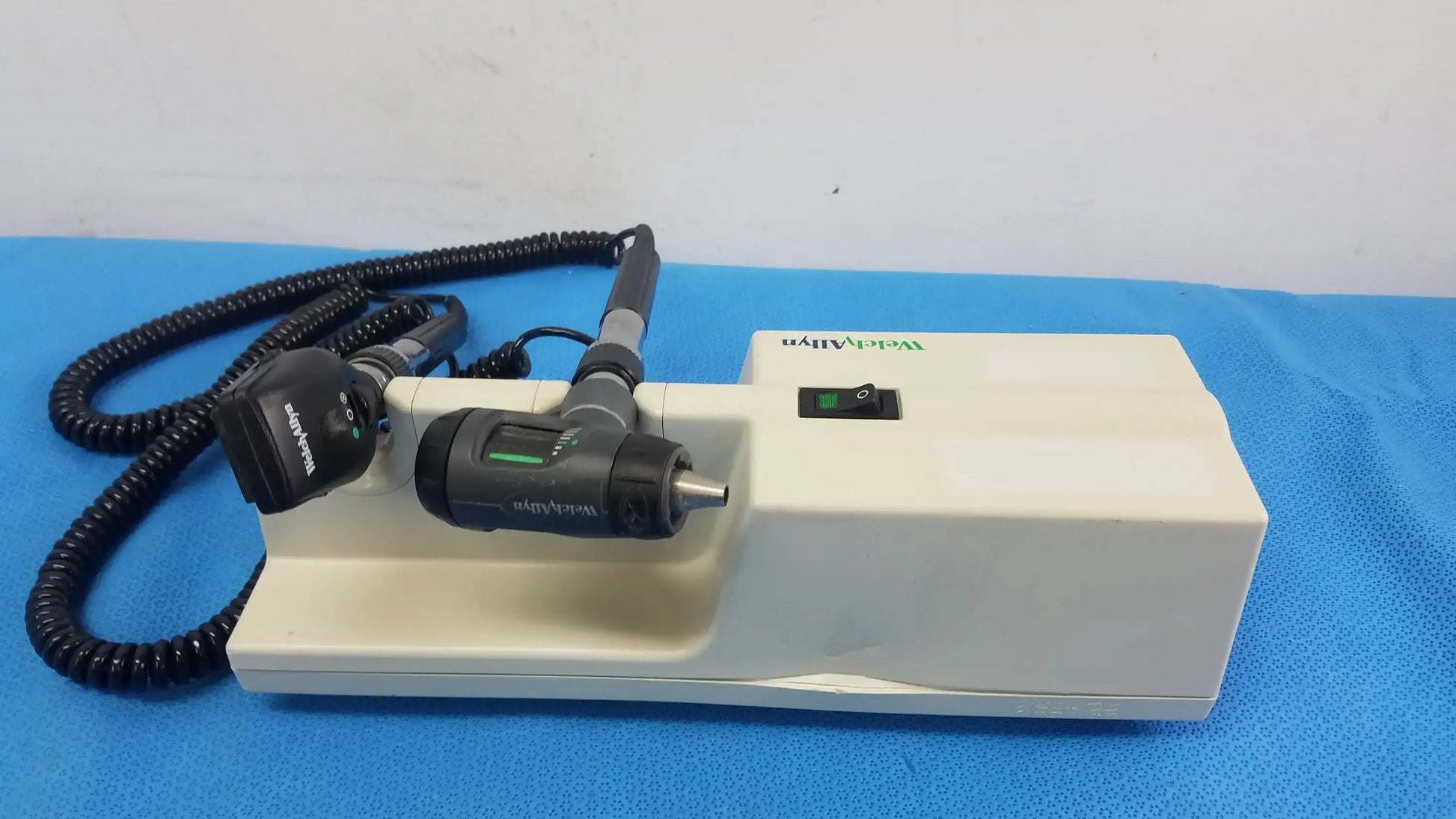 Welch Allyn 767 Series Wall Transformer With Otoscope & Ophthalmoscope Heads - Diagnostic System