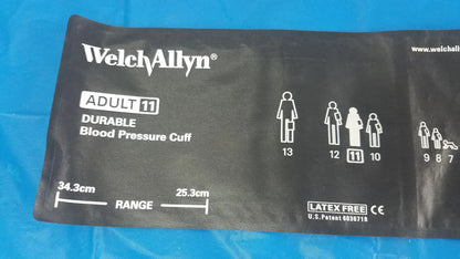Welch Allyn Blood Pressure Cuff Adult 11 BP Inflation Bulb With Air Valve & Tube