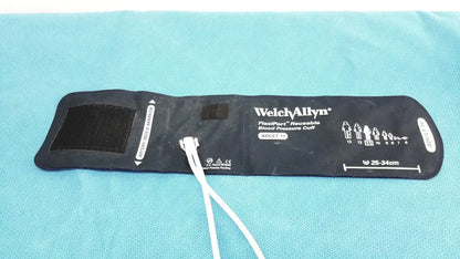 Welch Allyn FlexiPort Adult 11 Blood Pressure Cuff - 25cm 35cm w/ Inflation Bulb