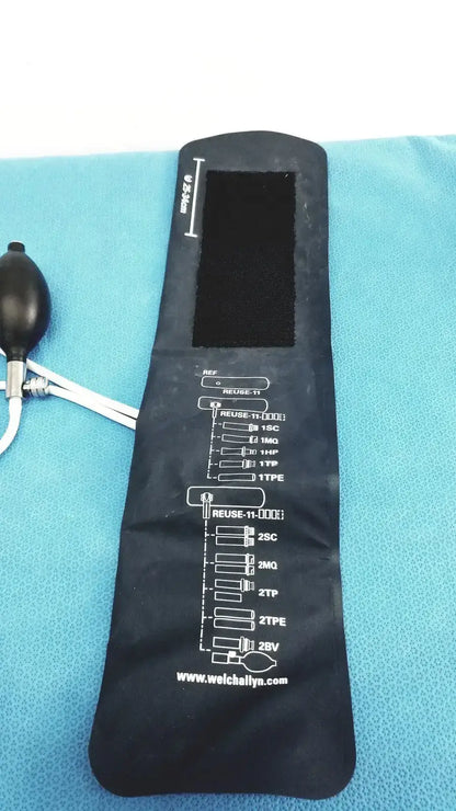 Welch Allyn FlexiPort Adult 11 Blood Pressure Cuff - 25cm 35cm w/ Inflation Bulb