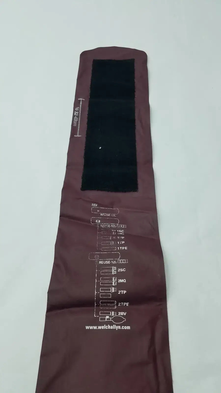 Welch Allyn FlexiPort Reusable Blood Pressure Cuff Large Adult Long 12L