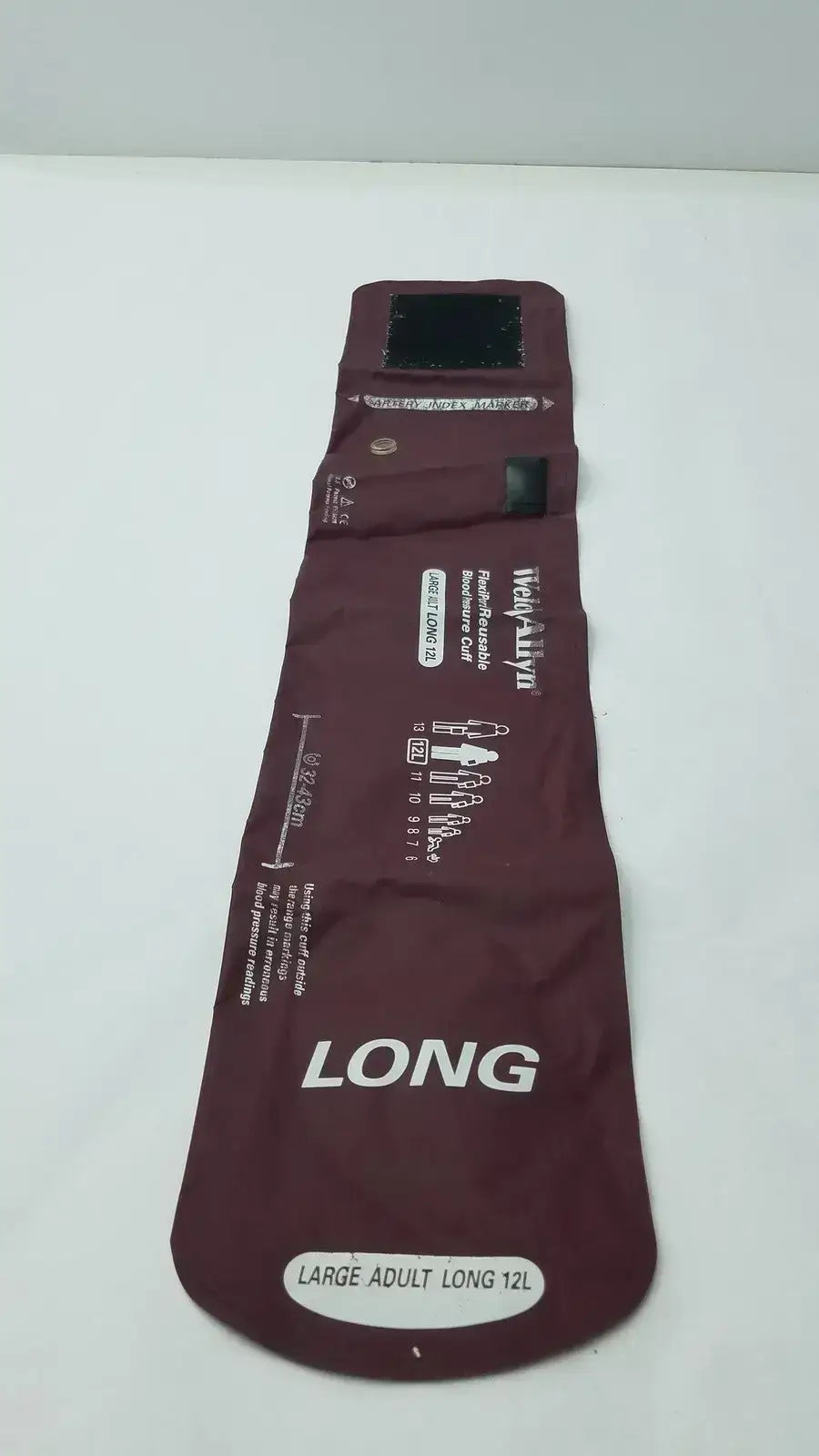 Welch Allyn FlexiPort Reusable Blood Pressure Cuff Large Adult Long 12L