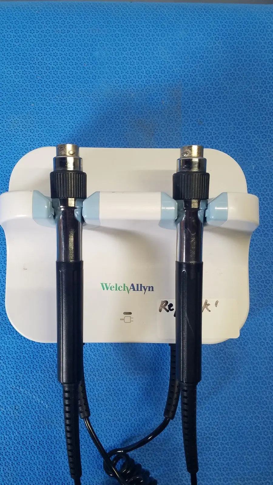 Welch Allyn GS 777 Wall Transformer 408282 with 2 Handles & Coiled Cords
