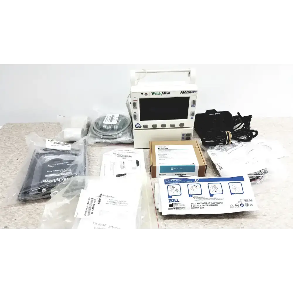 Welch Allyn PROPAQ Encore 206 EL EMPSC Vital Signs Patient Monitor Kit