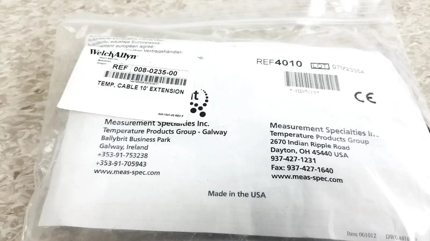 Welch Allyn PROPAQ Encore 206 EMPSC Vital Signs Patient Monitor Kit