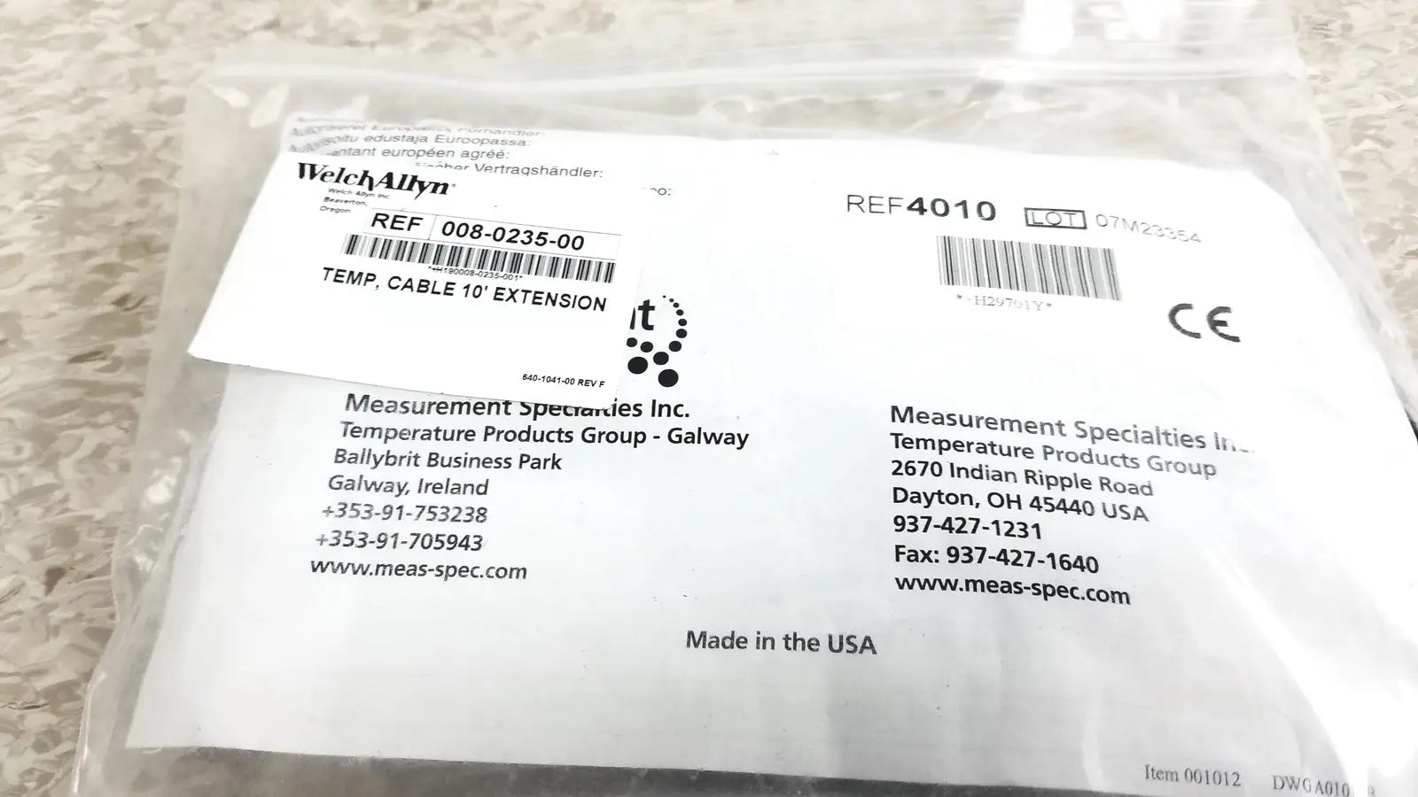 Welch Allyn PROPAQ Encore 206 EMPSC Vital Signs Patient Monitor Kit