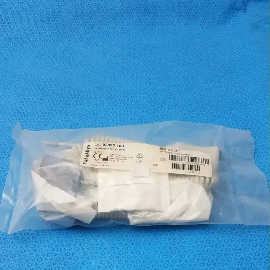 Welch Allyn Rectal Temperature Probe & Well Kit – 9 ft Cable SureTemp Compatib