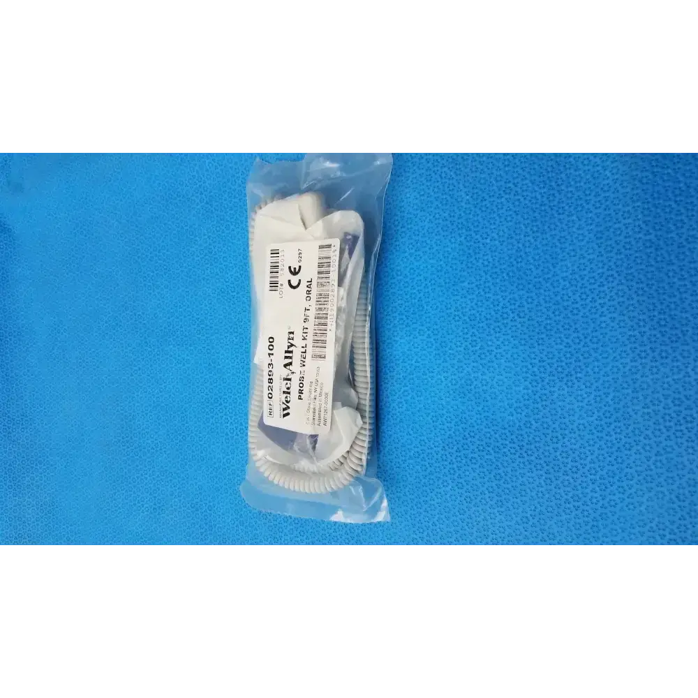 Welch Allyn Rectal Temperature Probe & Well Kit – 9 ft Cable REF [02893-100]