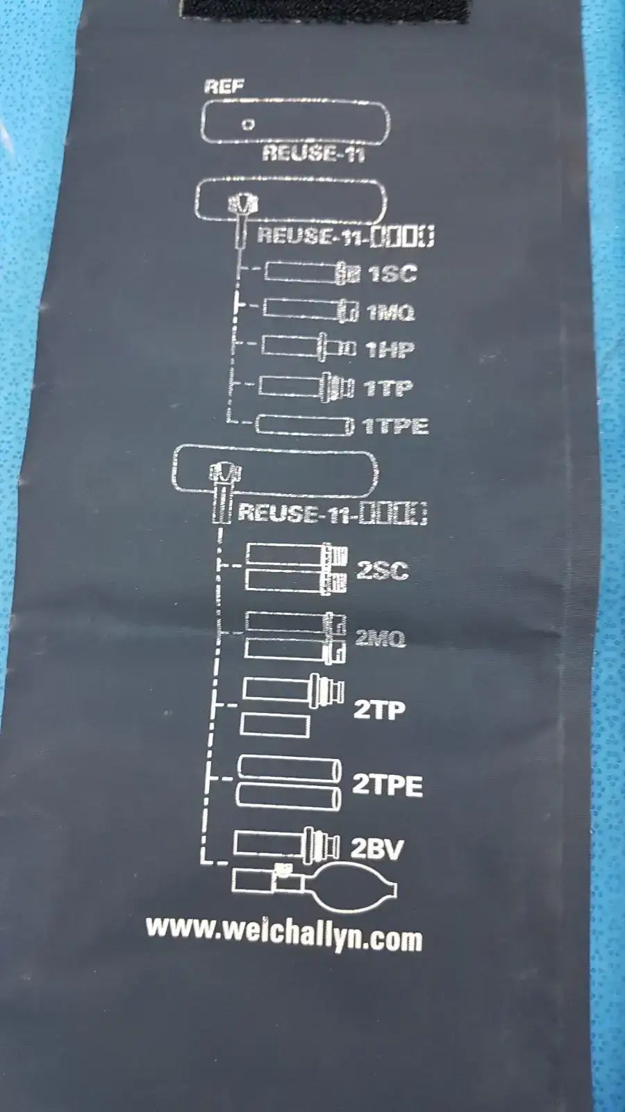 Welch Allyn REUSE-11 FlexiPort Blood Pressure Cuff 25–34cm Thigh- lot of 2