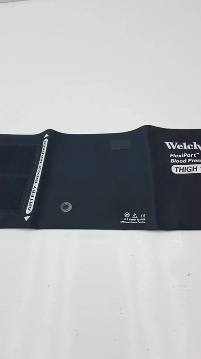 Black welch allyn flexiport reusable blood pressure cuff for thigh 40-55cm designed for precise measurement