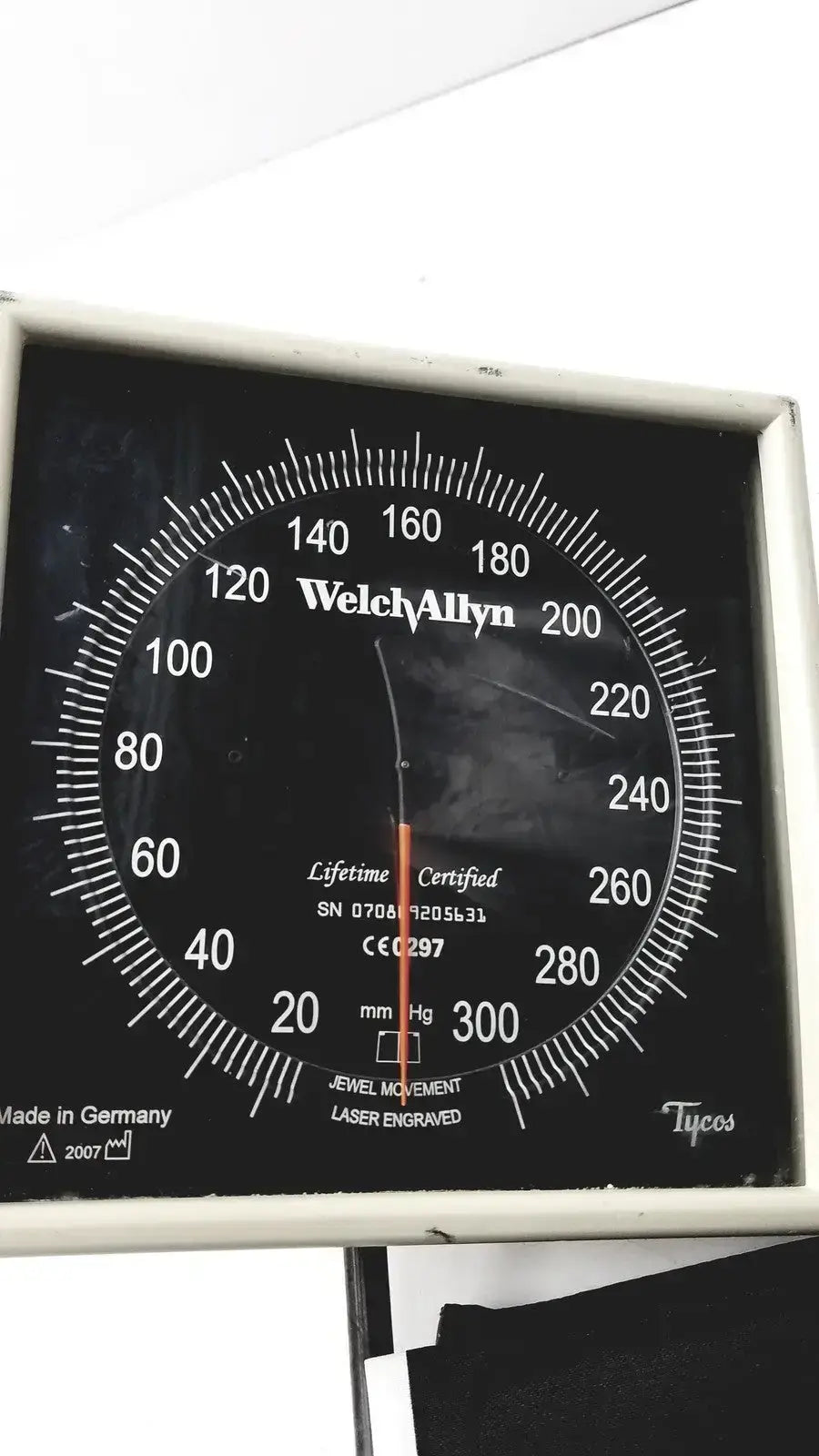 Welch Allyn Tycos Jewel Movement Laser Engraved BP Monitor and Cuff - Blood Pressure