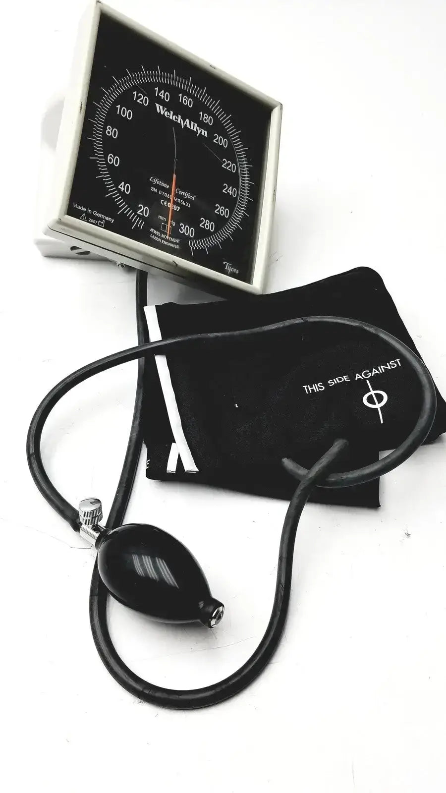 Welch Allyn Tycos Jewel Movement Laser Engraved BP Monitor and Cuff - Blood Pressure