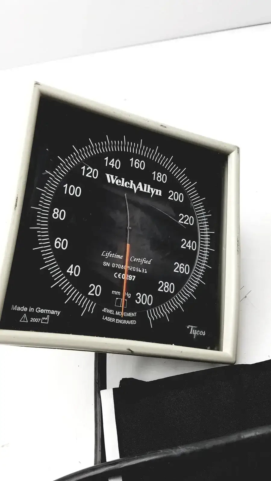 Welch Allyn Tycos Jewel Movement Laser Engraved BP Monitor and Cuff - Blood Pressure