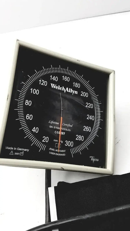 Welch Allyn Tycos Jewel Movement Laser Engraved BP Monitor and Cuff - Blood Pressure
