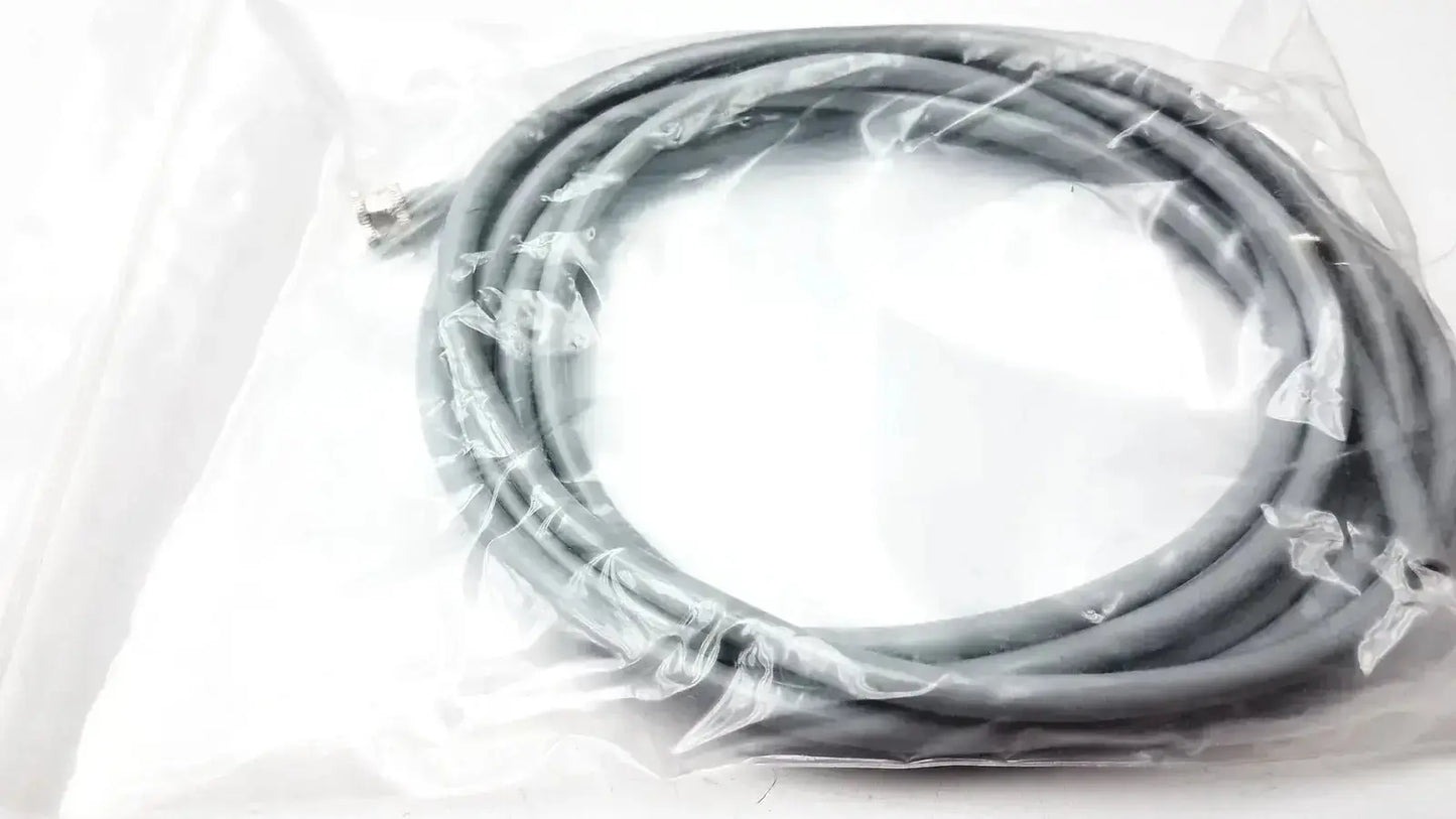 Gray ethernet cable coiled inside clear plastic packaging for welch allyn vital signs patient monitor accessories