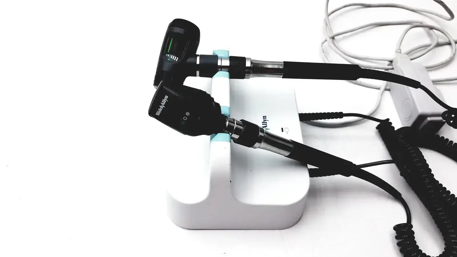 Welch Allyn Wall Transformer Ophthalmoscope & MacroView Otoscope 23810 11720 - Diagnostic Set