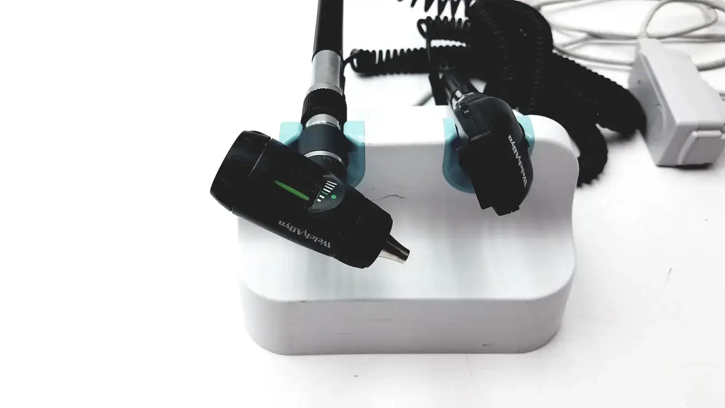Welch Allyn Wall Transformer Ophthalmoscope & MacroView Otoscope 23810 11720 - Diagnostic Set