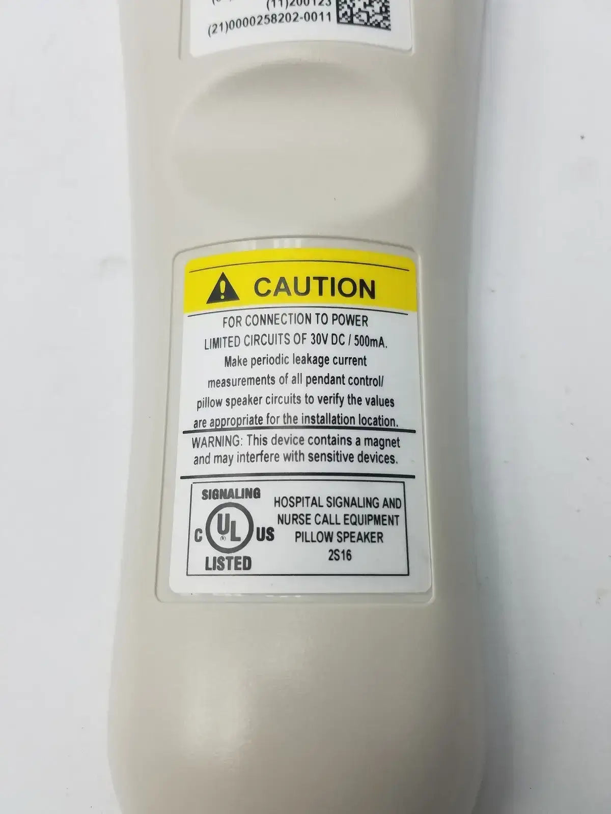 West Com Nurse Call System 4C380U-Z109008 - Component